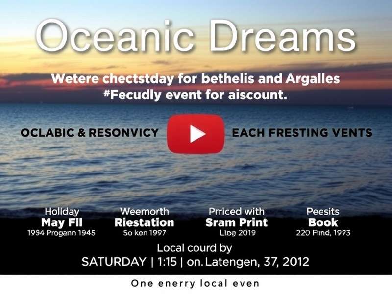 Oceanic Dreams Local Event Oceanic Dreams Local Event